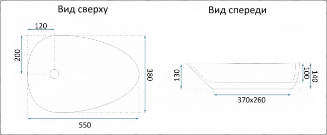 Раковина Ceramalux 7862-2 Раковина Ceramalux 7862-2