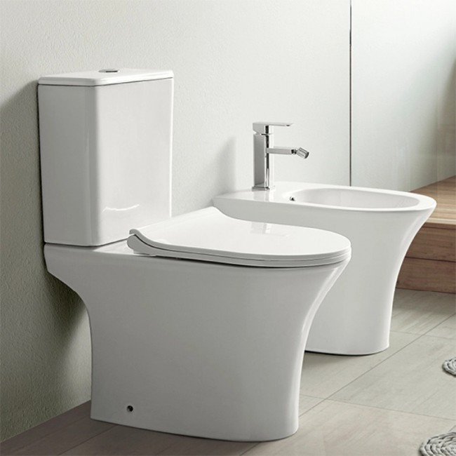 Унитаз напольный CeramaLux 1217A Унитаз напольный CeramaLux 1217A