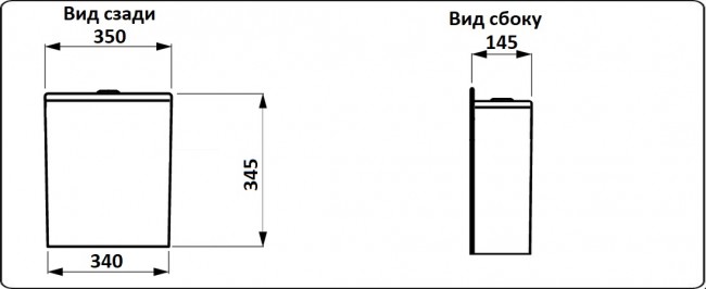 Унитаз напольный CeramaLux 1217A Унитаз напольный CeramaLux 1217A