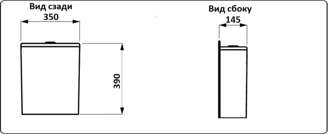 Унитаз напольный CeramaLux 1218A Унитаз напольный CeramaLux 1218A
